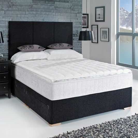 Premium Single Divan Bed with Orthopedic Mattress – Minimalist Comfort