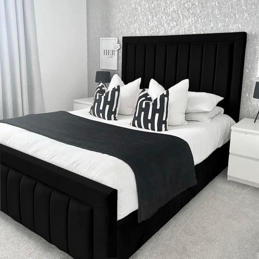 Border Line Panel Bed – Contemporary Luxury with Defined Detailing